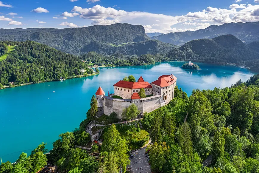 bled castle slovenia.
